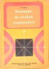 ELEMENTE DE ANALIZA MATEMATICA, MANUAL PENTRU ANUL III LICEU-D.V. IONESCU-330672