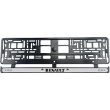 Set 2 bucati, suport numar inmatriculare Renault
