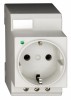 Priza pe sina DIN cu led 2P+E 16A 250V Schrack BZ325003