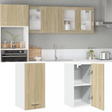 VidaXL Dulap suspendat &ldquo;Lyon&rdquo;, stejar Sonoma, 29,5x31x60 cm, PAL