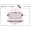 Placute frana Land Rover Freelander I (L314) 02.98-10.06, Freelander I Soft Top (L314) 02.98-10.06, Fata, BREMBO