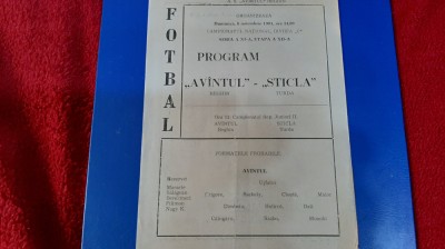 program Avintul Reghin - Sticla Turda foto