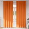 Perdele opace 2 pcs Portocaliu intens 260 x 140 cm Poliester