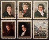 BC165, Rwanda 1971, serie picturi, Beethoven, Nestampilat