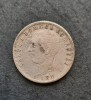 Moneda 1 Leu Argint Carol I 1906, 40 ani domnie, Romania KM#34 A5836