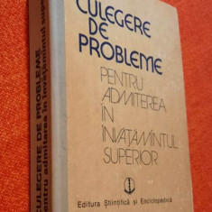 Culegere de probleme rezolvate Matematica Fizica Chimie - Brinzanescu, Ianus