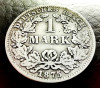 GERMANIA - 1 Mark 1875 C Frankfurt - Argint .900 - Imperiul German - Marca - (1)