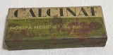 Cutie veche medicamente anii 1930 tabla litografiata produs romanesc - CALCINAT