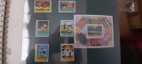 Liberia-Campionatul Mondial de fotbal Argentina 1978- serie completa-si colita -nestampilate MNH(F2)