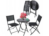 Cumpara ieftin MOBILIER PLIABIL PENTRU BALCON, GRADINA, TERASA AZAY INTERIORS, 2 SCAUNE SI O MASA