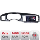 Navigatie Dodge Charger 2011-2014 Qled 2K Octa Core 16+512GB LTE 4G DSP Wifi 5Ghz android auto carplay radio gps internet kit-charger+EDT-E809-2K