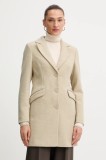 Silvian Heach palton ALCEDO culoarea bej, GPA25012CP