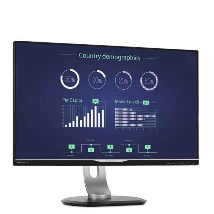 Monitoare LED SH Philips 258B6QUEB, 25 inci 2K, 2560 x 1440p, Grad A-, Panel IPS