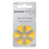 BATERII AUDITIVE POWER ONE P10 BL 6 VARTA