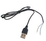 Cablu cu conector USB tata tip A cu iesire 2 fire 1 m OKYN2404A-1M