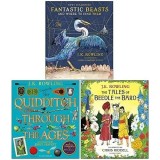 J.K. Rowling Illustrated Edition Collection 3 Books Set Hardback Fantastic Beast