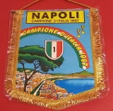Fanion fotbal - SSC NAPOLI (Italia) dimensiuni 33 x 24 cm)