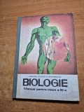 manual de biologie - pentru clasa a 11-a - din anul 1988