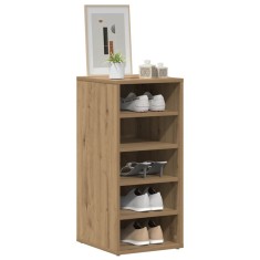 vidaXL Pantofar, stejar artizanal, 32x35x70 cm lemn prelucrat