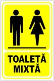 Indicator galben toaleta mixta