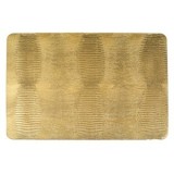 Suport Farfurie Decorativ Aurie Model Croco pentru Masa de Craciun, CMCLASS