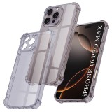 Husa iPhone 16 Pro Max Asteroid GSM Shockproof Clear Silicone, fumuriu