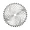 Disc motocoasa cu 40 dinti, 255mm, 25.4mm, metal, YBT-0280