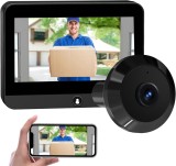 Vizor Electronic Wi-Fi, TSS-PD13B, Monitor 4.3 Inch LCD, Full HD, Unghi Larg 120&deg;, Vedere nocturna, Detectare Miscare, Slot Card SD, Tuya
