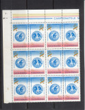 1979 LP 976 a CAMPIONATELE M. SI EUROPENE DE HOCHEI PE GHEATA BLOC DE 6 MNH, Nestampilat