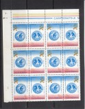 1979 LP 976 a CAMPIONATELE M. SI EUROPENE DE HOCHEI PE GHEATA BLOC DE 6 MNH, Nestampilat