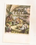 FA126 -Carte Postala- SLOVENIA - M. Gaspari. Barvanje pirhov, circulata 1989
