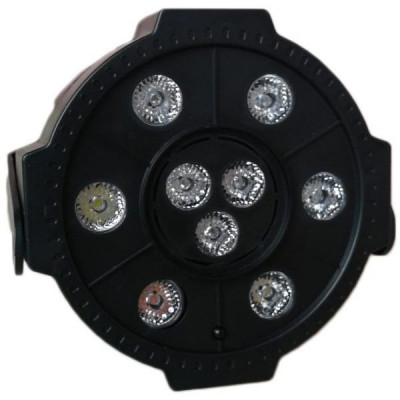 Proiector LED Par Light 9 x LED, cu Bluetooth, stick USB si telecomanda foto