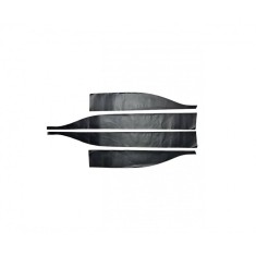 Set protectii laterale usi negru carbon dedicate Dacia Logan 3 2021+