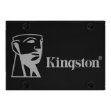 SSD KINGSTON KC600, 1TB, 2.5 inch, SATA 3, 3D TLC Nand, Viteza citire/scriere 555/520 MB/s