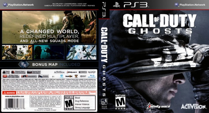 PS3 CALL Of DUTY GHOSTS Joc PS3 ca nou