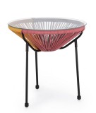 Cumpara ieftin Masuta rotunda multicolora Parker 50x50 cm