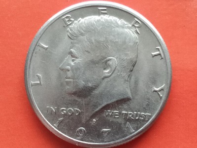 USA- &amp;frac12; DOLLAR 1971 (D) foto
