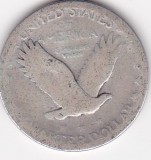 SUA USA &frac14; Quarter Dollar dolar Standing Liberty Quarter ND, America de Nord, Argint