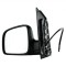Oglinda exterioara Vw Caddy Iii/Life (2k), 03.2004-06.2010, partea Stanga, culoare sticla crom, sticla asferica , cu carcasa neagra, ajustare manuala