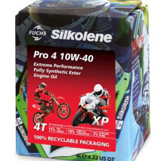 (PL) OLEJ SILNIKOY 4T 4T SILKOLENE PRO 4 SAE 10W40 4L SN JASO M-2 Ambalaj bio-degradabil sintetic