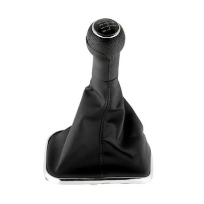 Nuca schimbator viteze + manson compatibil Volkswagen Golf 4 MK4 1997-2005 1J0 711 113 - 5 Negru 3523 foto