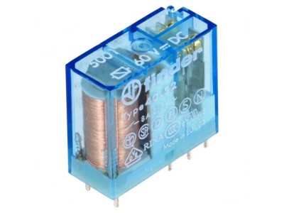 Releu electromagnetic DPDT 60VDC 15A foto