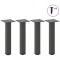vidaXL Picioare pentru măsuță de cafea, antracit, 42-44 cm, oțel, 4 buc.