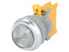 Lumină de control AUSPICIOUS 30mm BA9S Albă Convexă IP65 Serie PLN30