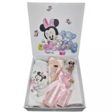 Cumpara ieftin Trusou Botez, 9 Piese Brodate, Model Minnie Mouse - BTC3