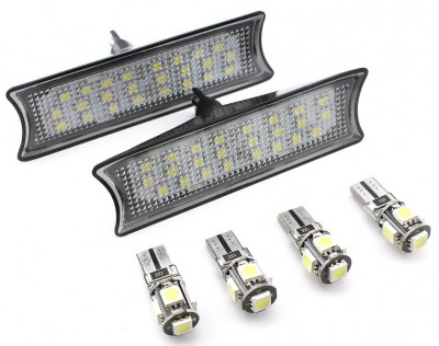 Set Plafoniere LED Fata + Spate dedicate BMW E60, E65, E87 - BTLL-078 foto