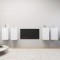vidaXL Comode TV, 4 buc., alb, 30,5x30x60 cm, PAL