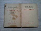 L`ALLEMAGNE - 2 Vol. - Jacques Bainville - Librairie Plon,1939, 285+213 p.