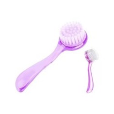 Perie pentru unghii, cu capac, plastic, mov, 13 cm