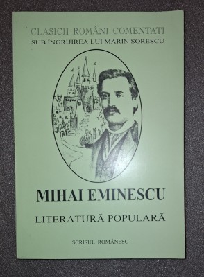 Mihai Eminescu&amp;nbsp;-&amp;nbsp;Literatura populara foto
